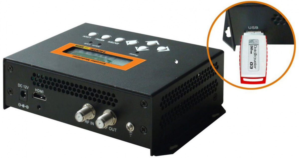Digital Modulator DVB T/C - HDMI Encoder - DKT Connect A/S